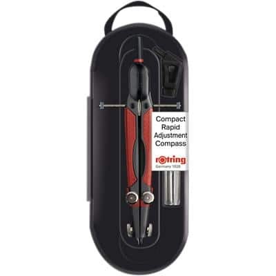 1 bis 18x rotring Schnellverstell-Zirkel COMPACT, Länge: 170 mm SPARE BIS ZU 45%