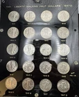 1941-1947D Walking Liberty Halves Mint In Capitol Plastic Coin Holder . Gorgeous