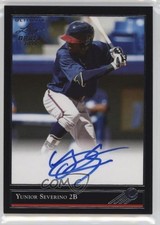 2018 Leaf Ultimate Draft 92 Black Gold Auto Yunior Severino #BG-YS1 Auto 1s81