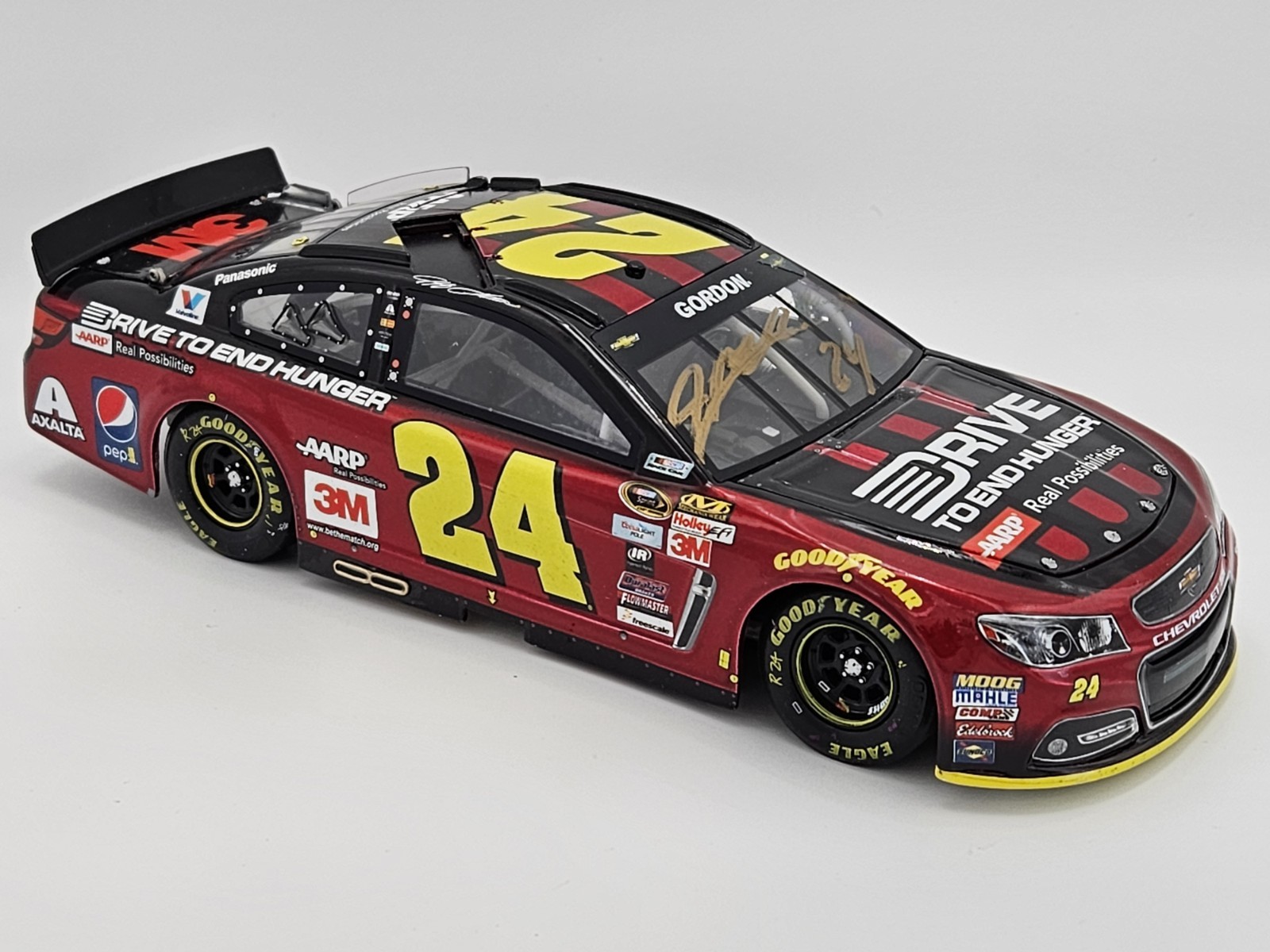 Jeff Gordon Autographed 2015 Daytona 500 Pole Winner Die-Cast 1:24 READ DESCRIP
