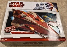 Star Wars Clone Wars Ahsoka Tano s Jedi Starfighter New 2009 Hasbro New Sealed
