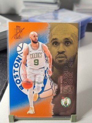 2026 Topps Signature Class Orange And Blue Derrick White, Boston Celtics, Nba