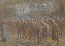 Impressionistische Soldaten Sammeln Wandkunst Soldaten Versammlung Wan