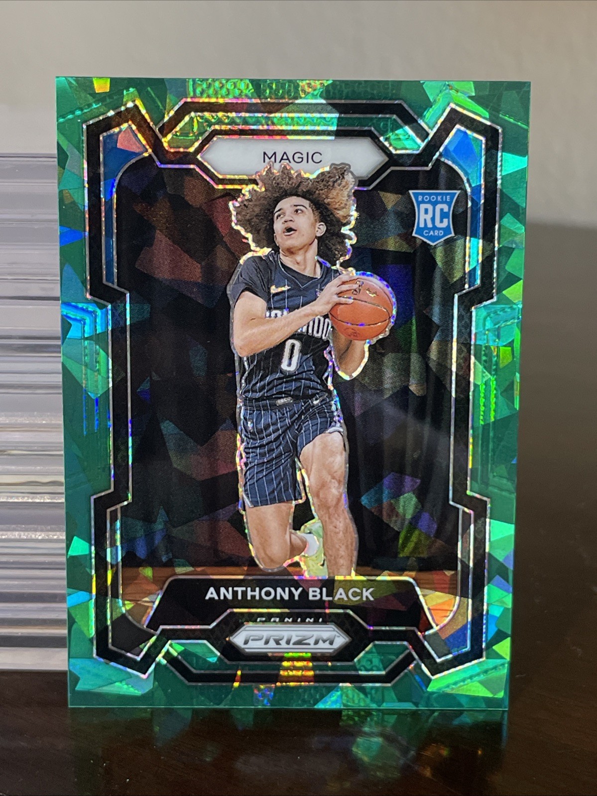 2023-24 Panini Prizm Green Ice Prizm Anthony Black #170 RC Orlando Magic