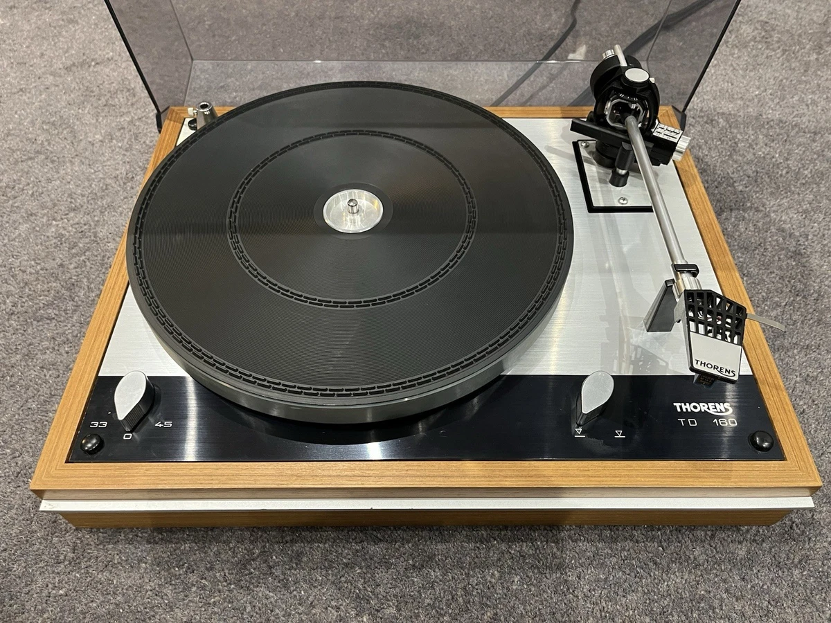 Thorens Td 160 147 145 146 165 166 MKII Legno Massello Giradischi - Foto 9