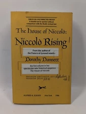 Uncorrected Proof- The House Of Niccolò: Niccolò Rising Dorothy Dunnett 1986