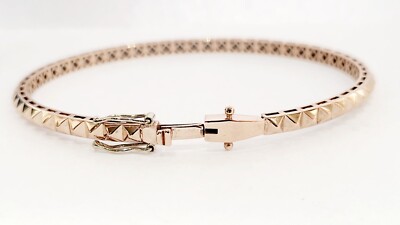 Bracciale Rigido Radley Donna Placcato Oro Rosa 18kt - Dettaglio Cane Saltatore - Gioiello Con Confezione Regalo, Taglia Unica - 5