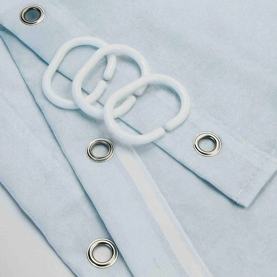 Elegante Cortina de Ducha Impermeable para Baño Estampada con 12 Ganchos NUEVOS DISEÑOS  Foto 4 de 4