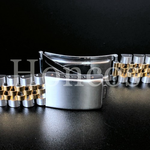 20MM RELOJ JUBILEO DE DOS TONOS PULSERA DE REPUESTO PARA ROLEX TUDOR - Imagen 7 de 13