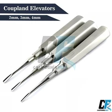 Set Of 3 Coupland Elevators Dental Extraction Surgical Root Extracting Loosen