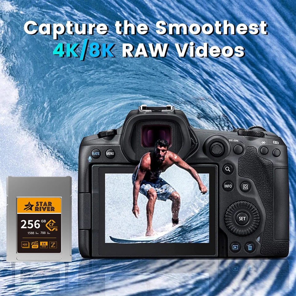 CFexpress Type B Memory Card 128GB 256GB 512GB 1TB For 4K 8K Nikon Z7 Fujifilm - Image 4 of 4