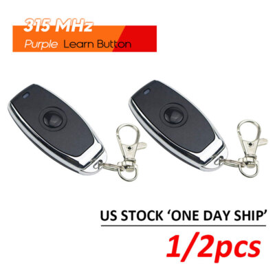371LM 2-pcs for Liftmaster Chamberlain Sears Craftsman 953D Garage Door Remote