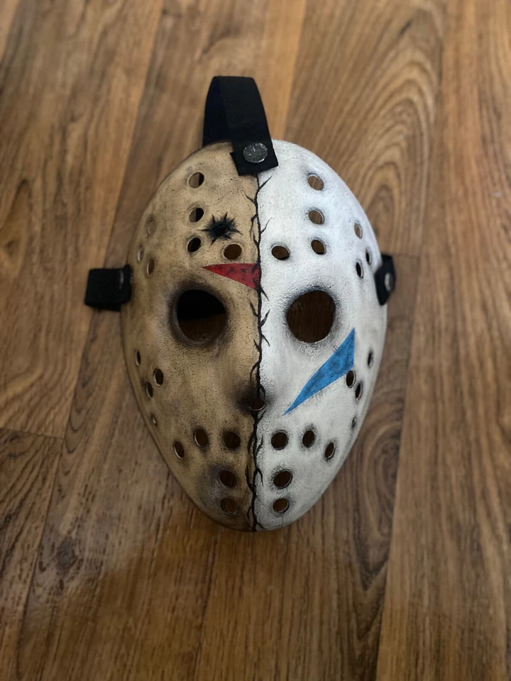 Part 5 Part 6 Mash up custom hand painted Jason inspired mask - Image 3 of 4