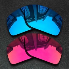 US Blue Red Replacement Lenses For-Oakley DOUBLE EDGE Polarized