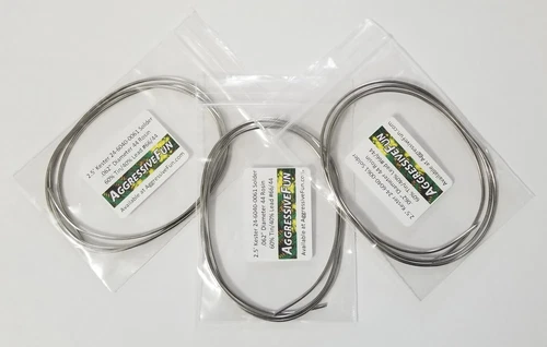 Kester 44 Rosin Core Solder .062" 1.6mm 60/40 Flux 24-6040-0061 NEW 7.5ft 2.3m