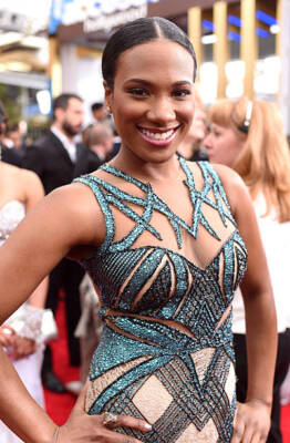 Vicky Jeudy at TNT's 21st Annual Screen Actors Guild Awards at The - Old Photo 2