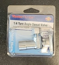 Master Plumber 1/4 Turn Angle Sweat Valve 603 983
