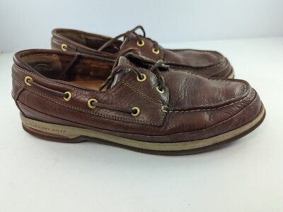 Sperry Top Sider Gold Cup Mens 10M Boat Shoes Brown Leather  display picture 2