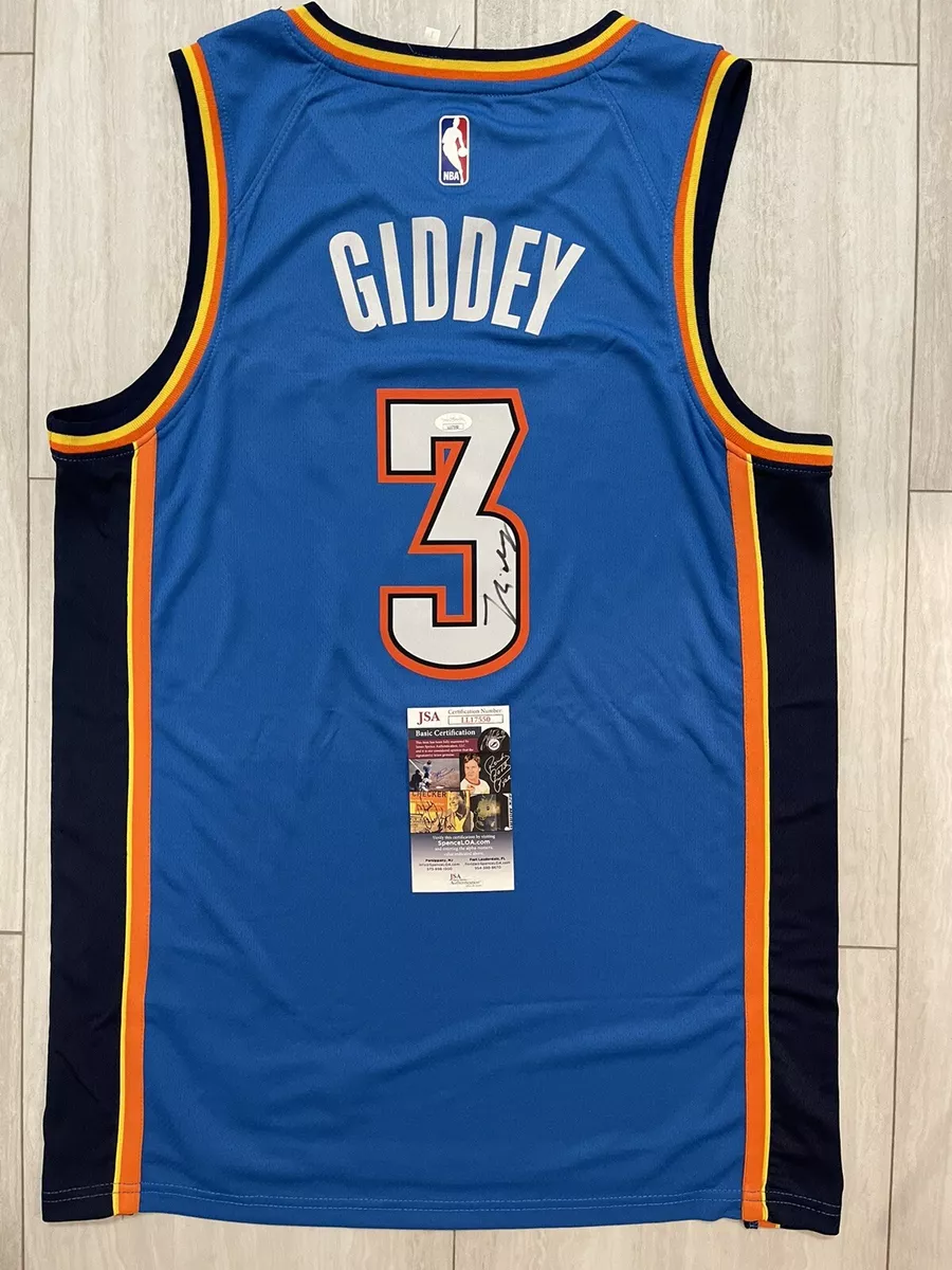 Josh Giddey Signed OKC Jersey