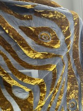 Georgina Von Etzdorf vintage silk velvet scarf 