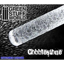 Green Stuff World Textured Rolling Pin - Cobblestone