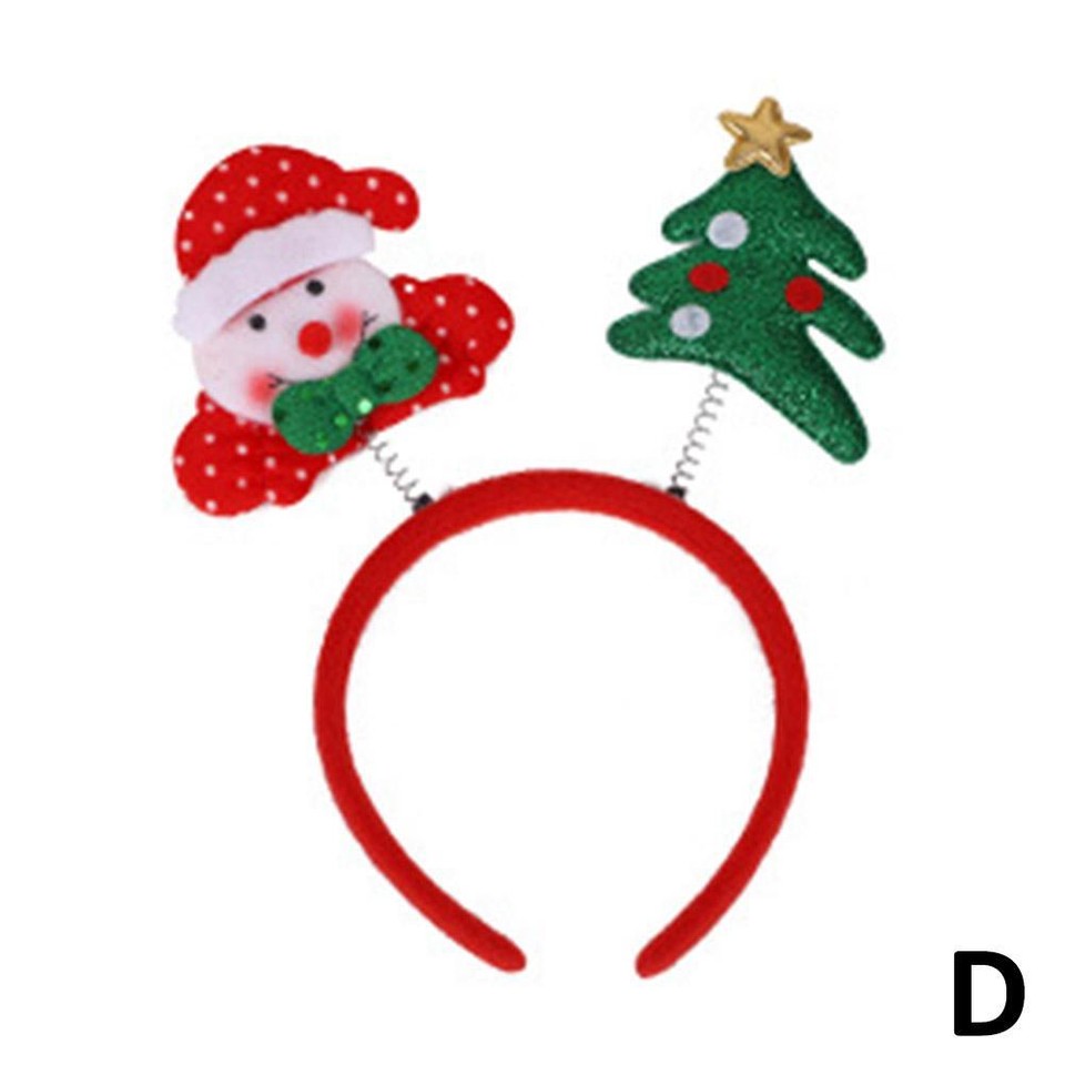 Christmas Headband Snowman and Santa Claus Christmas Elk Headband