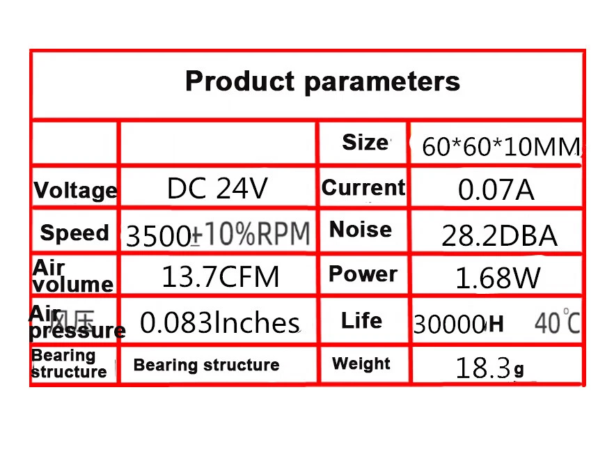 Clear USB PC Computer Clear Case Cooling Fan Cooler LED Light 60×60×10mm 6010 - Image 3 of 4
