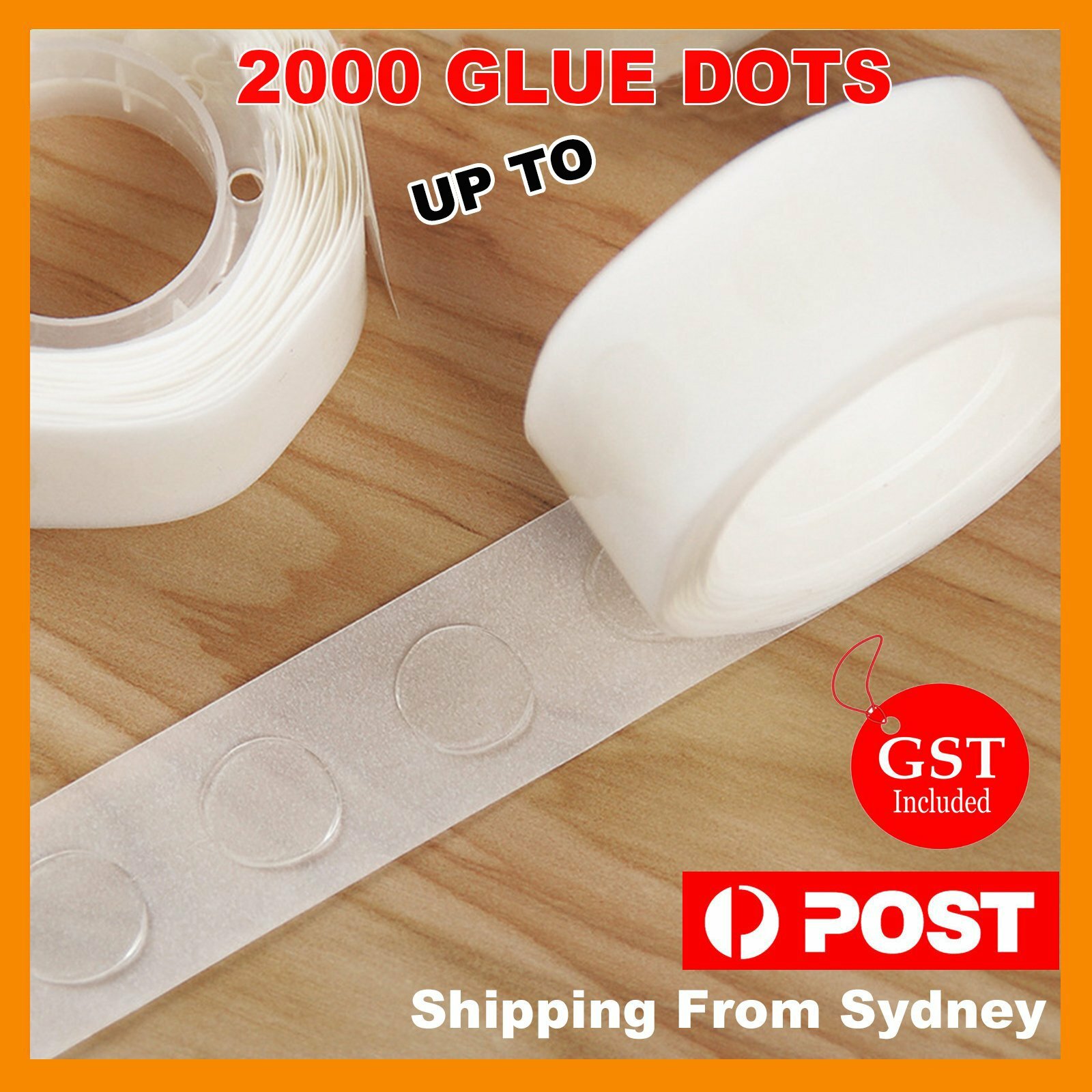 Up 2000x Balloon Glue Dots Photo Adhesive Party Double Sided tape Scrapbooking
