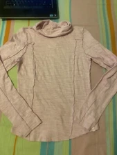 Free People Top Mock Neck Lilac M