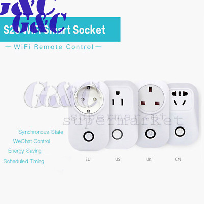 Sonoff S26 WIFI Smart APP Control Timer Socket EU/US/UK/CN Home Automation