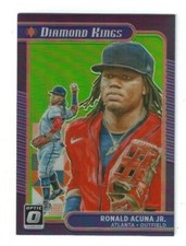 2021 Donruss Optic Lime Green Ronald Acuna Jr. #16