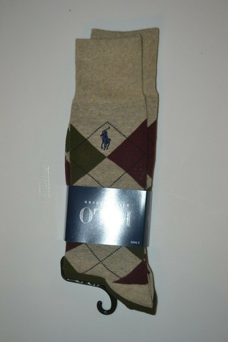Polo Ralph Lauren Argyle & Solid Dress Socks 2 Pack Men's Sock Size: 10-13 NIP! - 第 4/12 張圖片