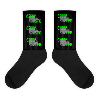 ''Creep Life'' Socks Creepy Van Funny Criminal Misfit Weirdo Demented Loner