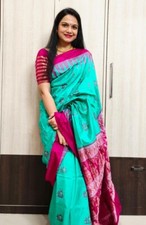 Sambalpuri handloom wedding silk saree gifts for women's odi - Handmade in India