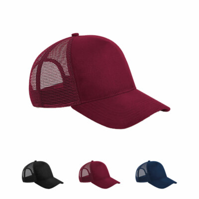 Beechfield Basecall-Cap SUEDE SNAPBACK TRUCKER Basecap Kappe Mütze Neu B643