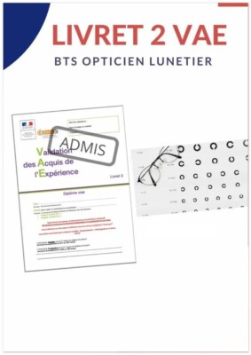 LIVRET VAE BTS OPTICIEN LUNETIER - Main Image