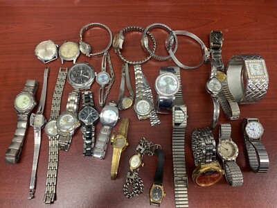 Lot Of 28 Watches, Assorted Brands Eddie Bauer, Tommy Hilfiger ETC.