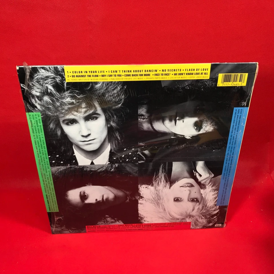 MISSING PERSONS Color In Your Life 986 USA vinyl LP colour original record - Image 2 of 4
