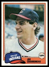 1981 Topps #13 Joe Charboneau Cleveland Indians baseball card