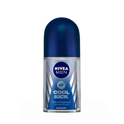 NIVEA Men Cool Kick Deodorant Roll On For Men (50ml)
