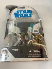 STAR WARS 2008 "YODA NO. 3" THE CLONE WARS NO.3 WITH FIRING FORCE-BLASTER!