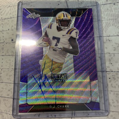 2018 Leaf Metal Draft - Purple Wave Foil #BA-DJC DJ Chark /15 (AU, RC)
