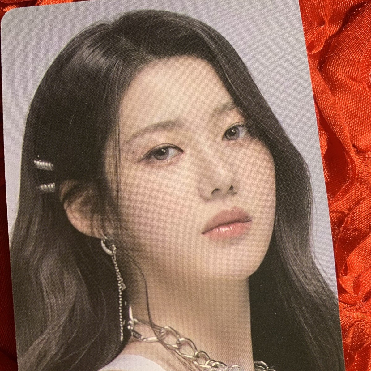 RORA BABYMONSTER SNOW PURPLE Edition Celeb K-POP Girl Photo Card
