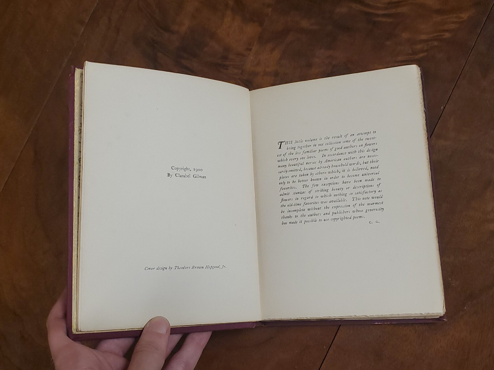 Songs of Favorite Flowers by Clarabel Gilman / 1900, James H. West Co.