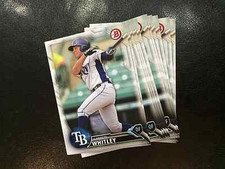 2016 Bowman BP68 Garrett Whitley 12 count lot Rays
