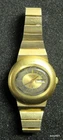 Vintage 70s Seiko 2706-7029 Ladies Watch Gold Tone Black Face Hi-Beat Automatic