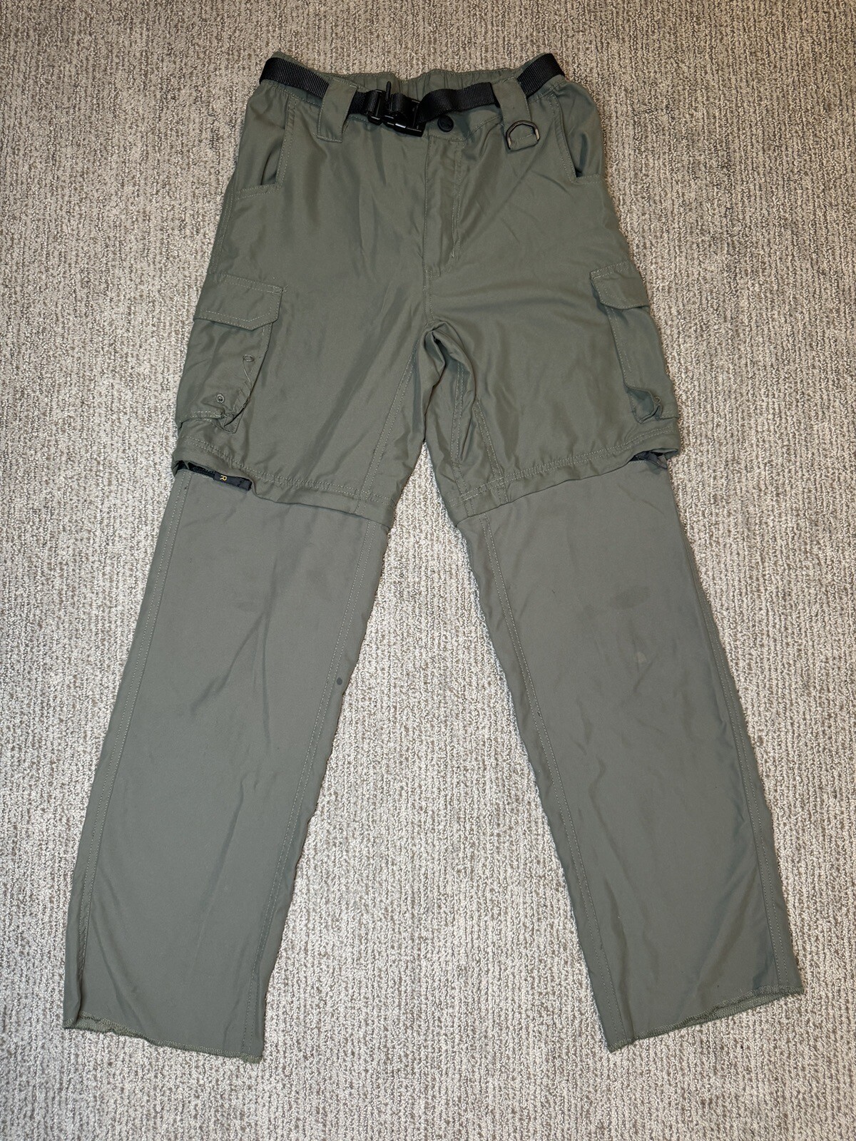 Boy Scout Of America Youth Medium Uniform Switchback Pants Zip Off