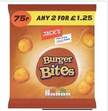 Jack's Burger Bites 60g Case Of 18