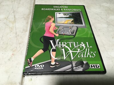 Virtual Walks Singapore Boardwalks & Rainforests Treadmill Workout Brand New