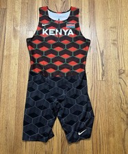 Nike Kenya Pro Elite Team Track Field Speedsuit CI8900-602 Made in USA Size XL